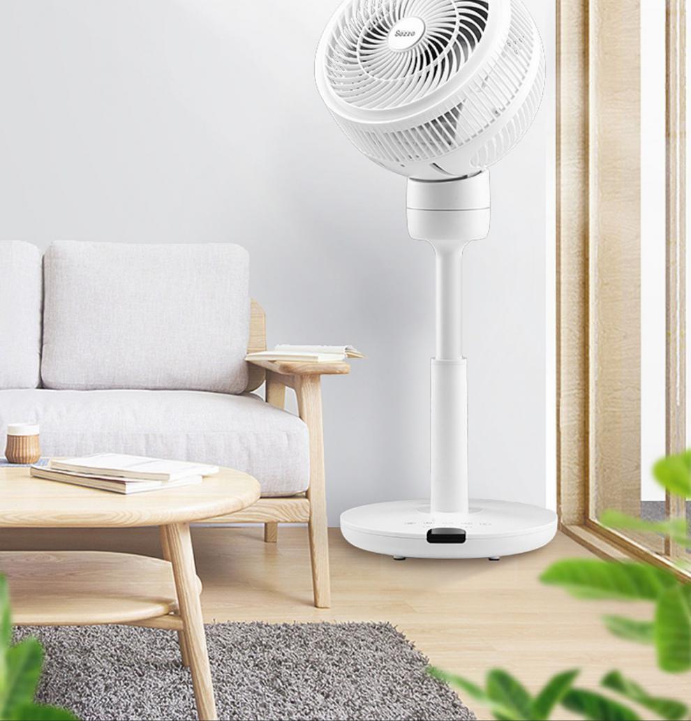 【店长推荐】日本西哲sezze空气循环扇家用电风扇遥控落地扇自动摇头