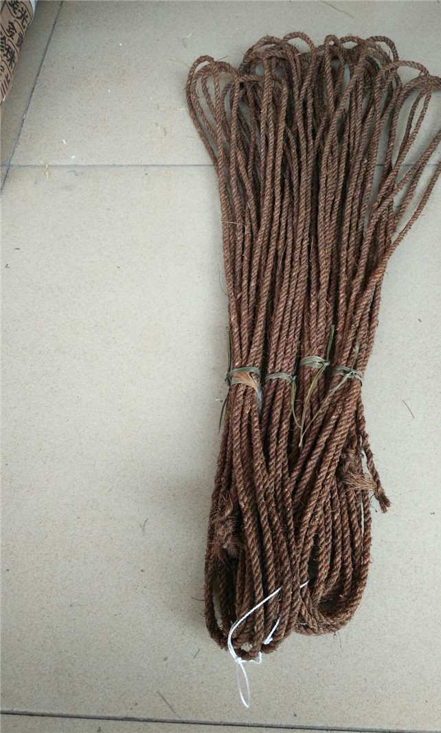 棕绳棕榈绳捆绑绳麻绳手工绳拉网绳装饰绳打包绳粗细3/5/7园艺 4毫米