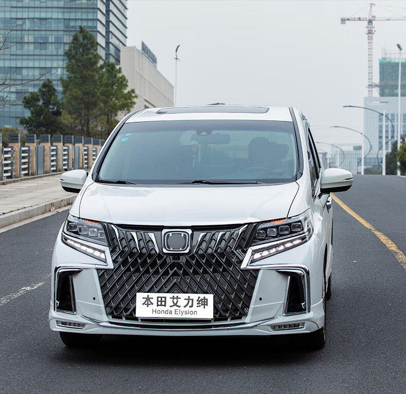 22款奥德赛前杠适用16-21本田混动艾力绅改装圣斗士大包围中网前脸