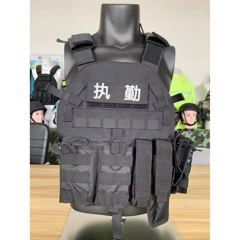 捕食者战术背心马甲防弹衣作战轻量化装备二级三级保安携行具防爆防刺