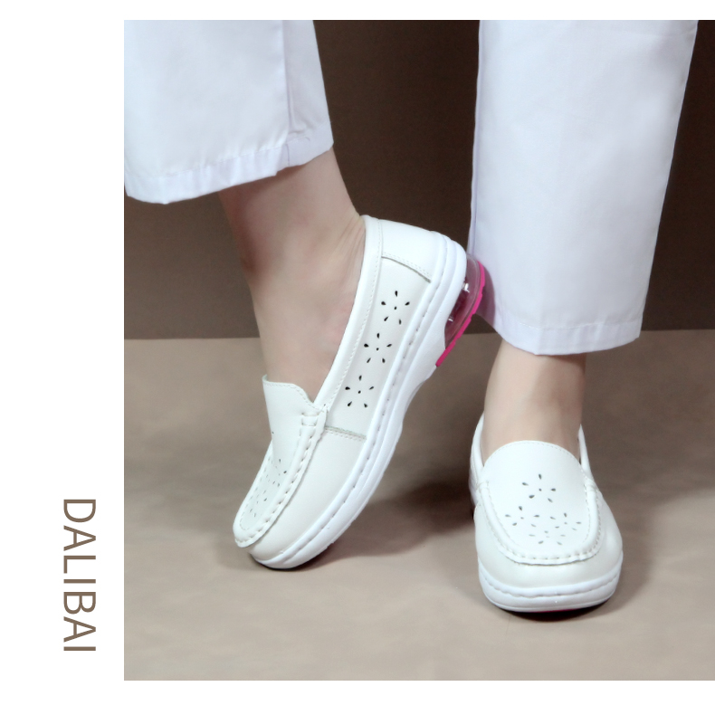 大礼拜白色护士鞋女士春秋季夏天医护小白鞋透气医院软底踩屎感四季