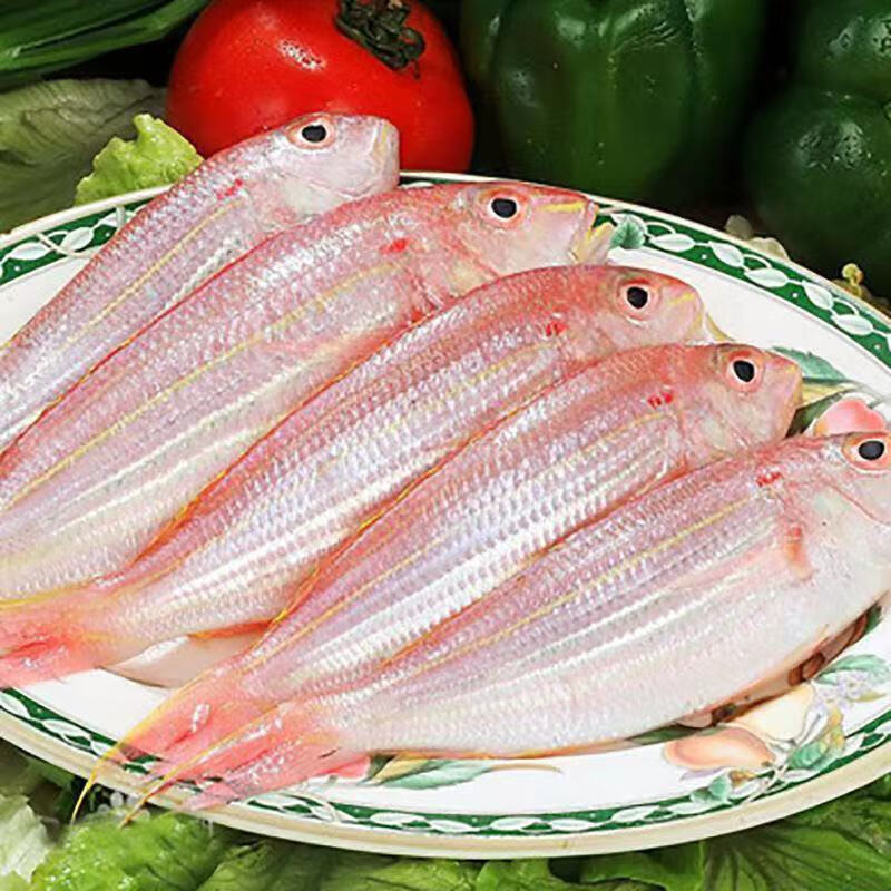 红杉鱼新鲜去肚冷冻鲜活水产金丝鱼海钓海捕金线批发去肚金丝鱼2斤6条