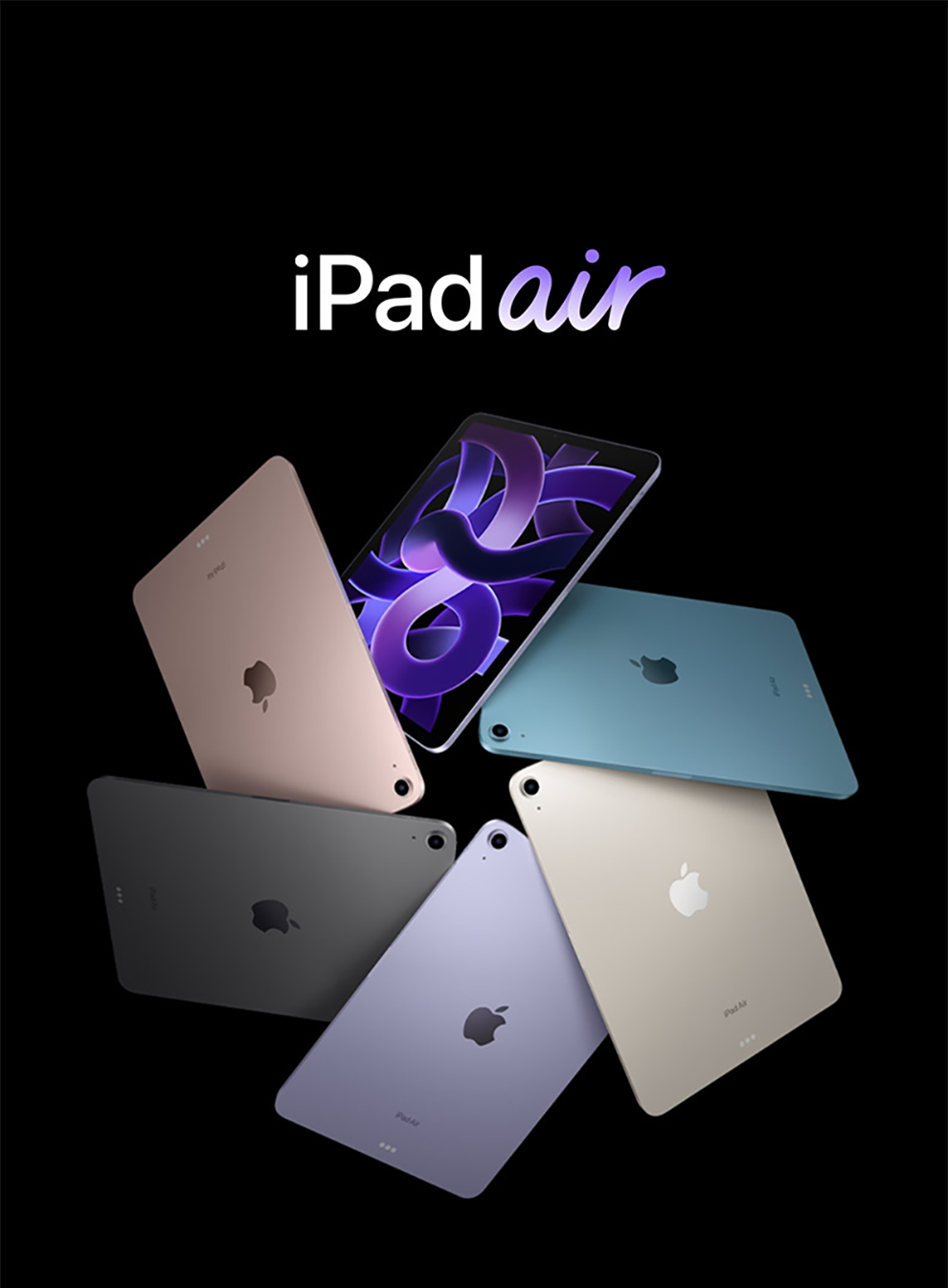 苹果apple新品ipadair5109英寸2022款平板电脑wifi版粉色256g官方标配