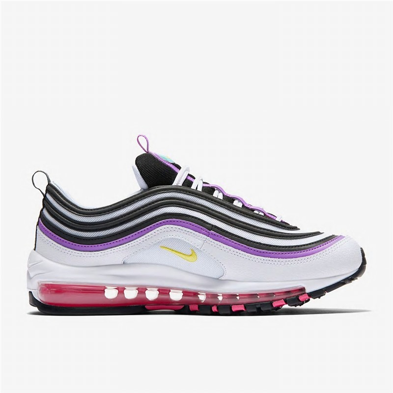 nike耐克女鞋新款运动鞋airmax97子弹头炫彩三原色全掌气垫休闲运动