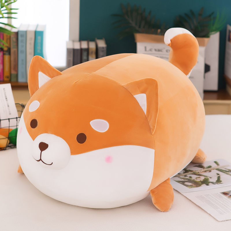 萧山抱枕 马嘉祺同款马小柴名创优品柴犬抱枕狗狗睡觉萧山抱枕布娃娃