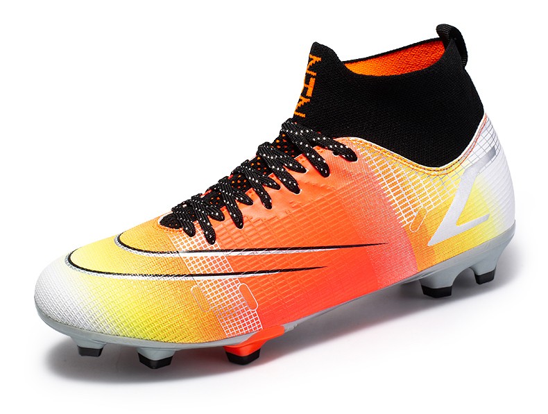 猎鹰刺客新款足球鞋高帮长钉ag儿童成人碎钉tf人草比赛球鞋 32756g碎