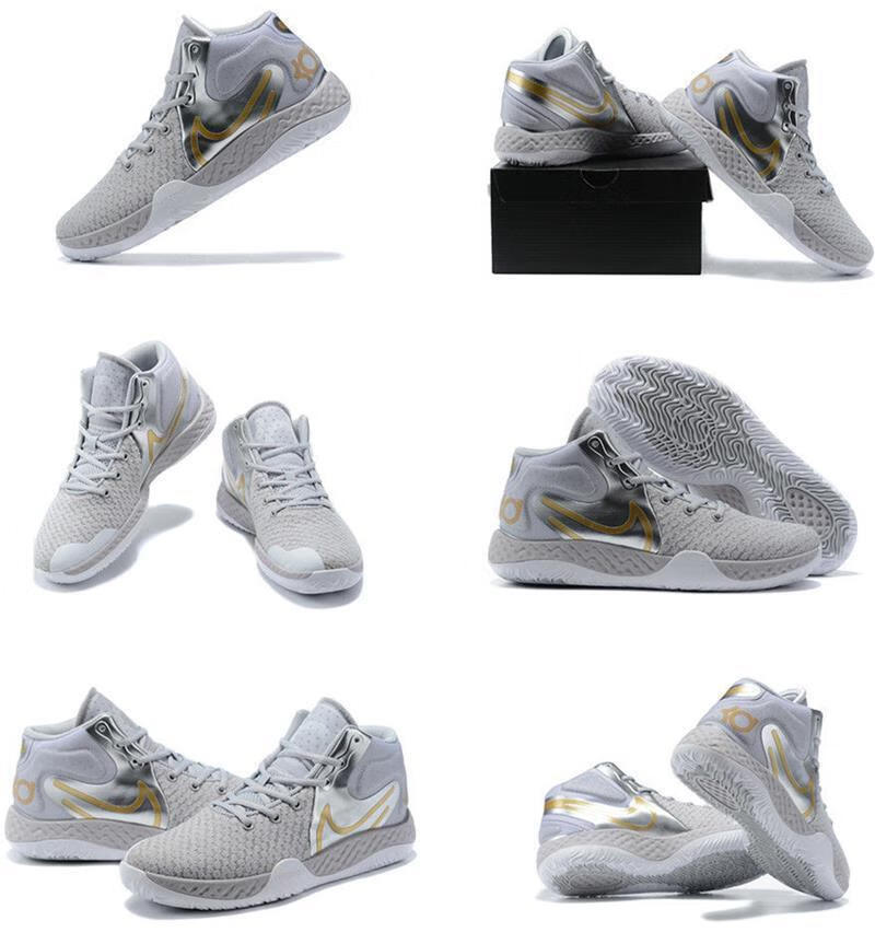 杜兰特kdtrey5viii特雷5简版8篮球鞋学生透气缓震实战运动灰黑40