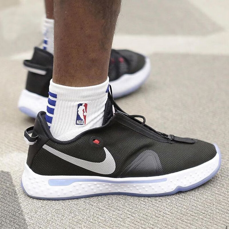 限量耐克nikepg4保罗乔治泡椒美国队奥利奥黑灰格纹黑白拉链蓝水滴