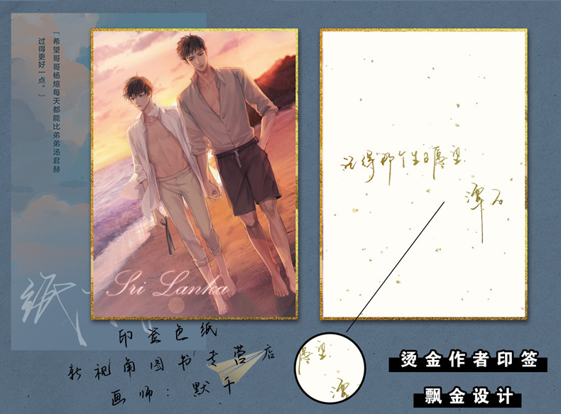 《印签色纸 海报 彩绘飞机盒 纸飞机 潭石 长佩文学青春小说书书籍