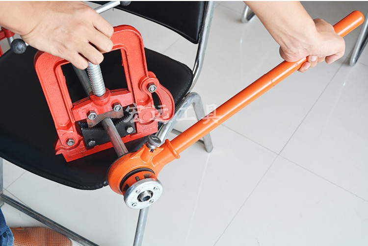 配件 轩之准 定制重型管子台虎钳龙门钳龙门架子管子台钳管子压力钳2