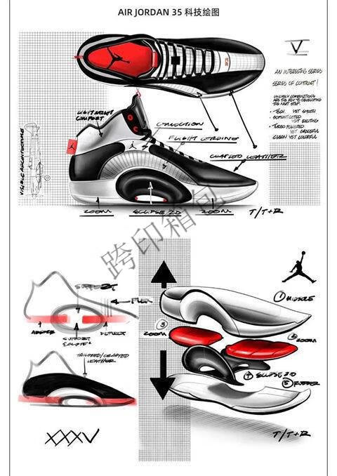 aj男女鞋乔35代篮球鞋aj35郭艾伦彩色拼接东契奇男女low双气垫运动