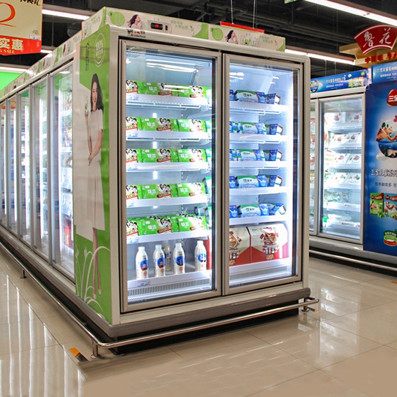 小鸭商用玻璃门冷藏冷冻展示柜-18~-22℃速冻食品冰淇淋海产品保鲜