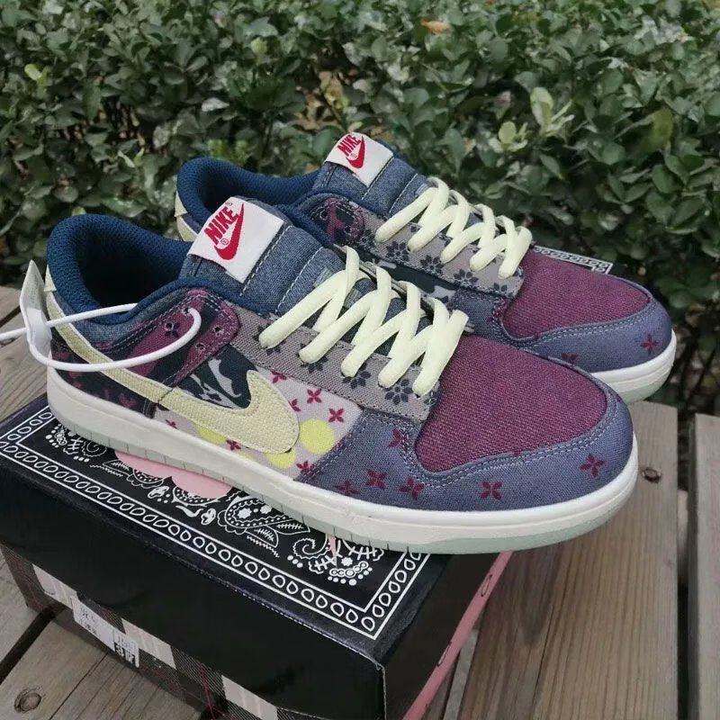 【官方旗舰】新款sb duck 水洗牛仔 低帮板鞋aj男女鞋百搭休闲鞋 小