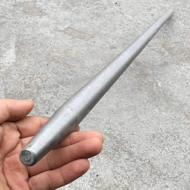 森尼senni小撬棍圆头撬杠扁弯平加力杆扒轮胎撬棒货车网撬铁棒撬棒60