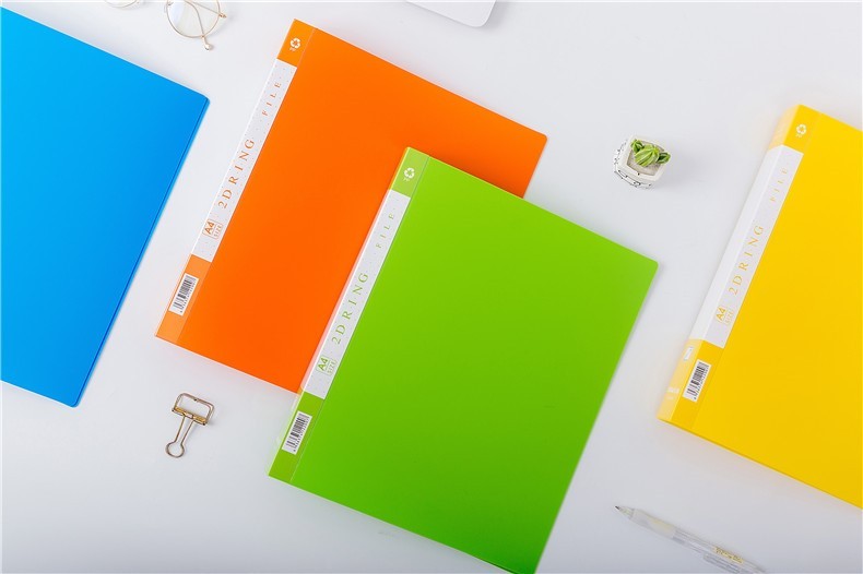 象蚁(xingyi) 打孔文件夹a4活页夹d型两孔插页双孔2孔收纳夹资料夹快