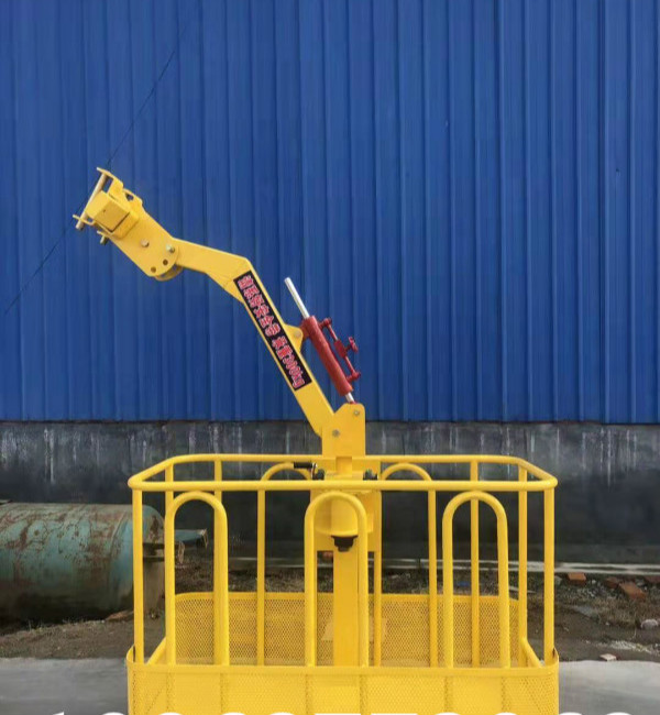 定制吊车吊篮吊框360度吊车顶框旋转360度吊车用吊篮免拆小钩支架12米