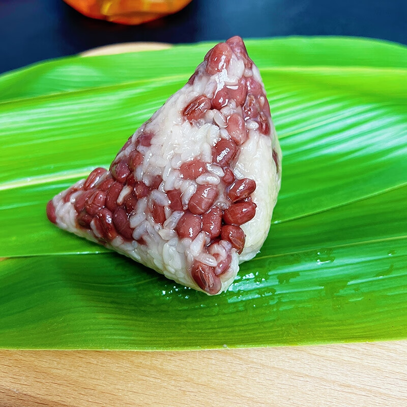 浙江特产红豆粽子原味清水糯米素粽蜜枣甜粽赤豆嘉兴速食早餐端午 灰