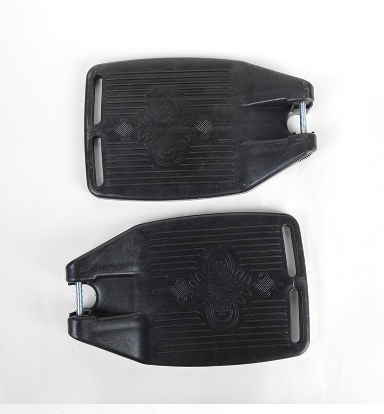 适用于配件大全轮椅脚踏板带杆子通用折叠脚蹬塑料加厚踏板对尼龙脚