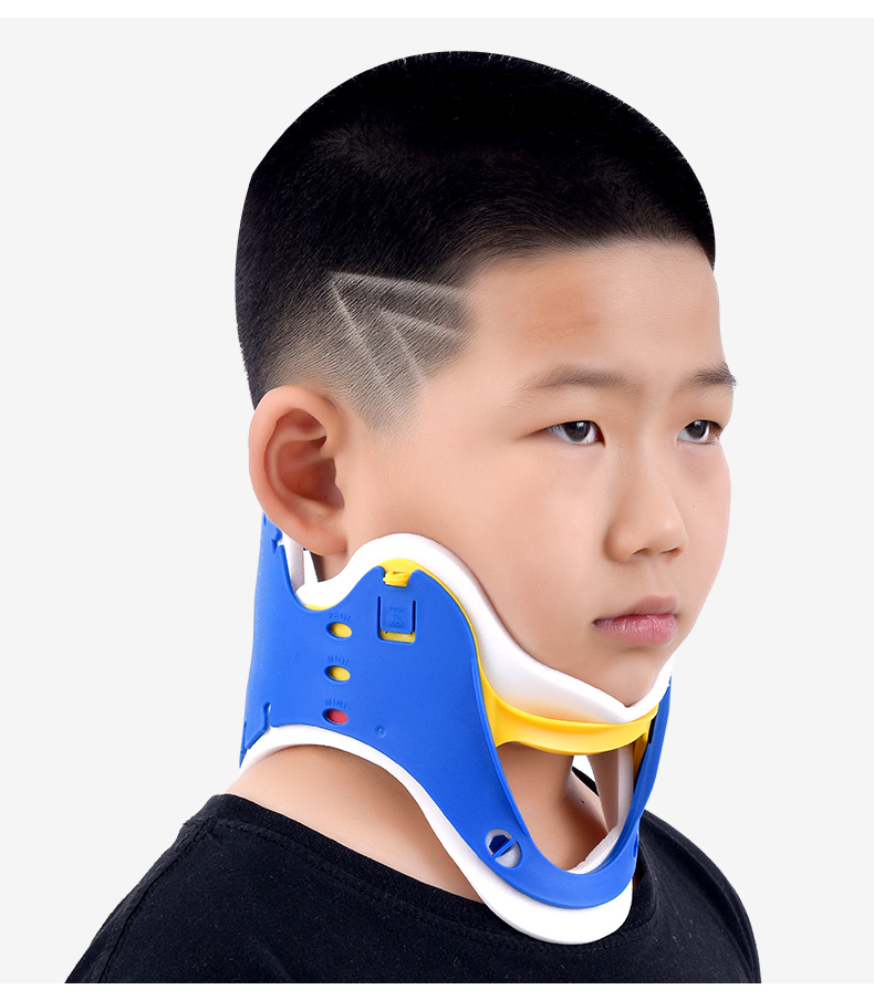 儿童颈托家用颈部固定斜颈歪脖子颈椎牵引小孩偏头纠正器可调节高低