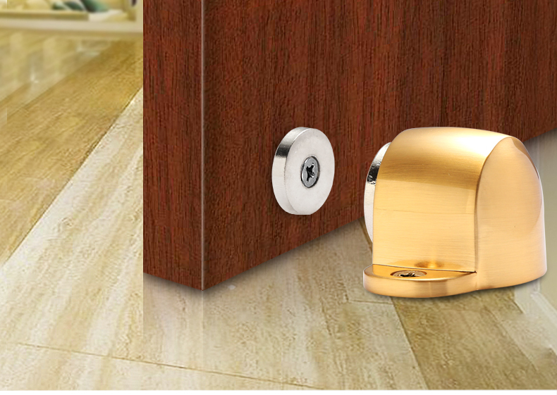 汇泰龙 房间门吸 地吸 大门磁吸 落地式门吸 房门门吸ha-836 拉丝金