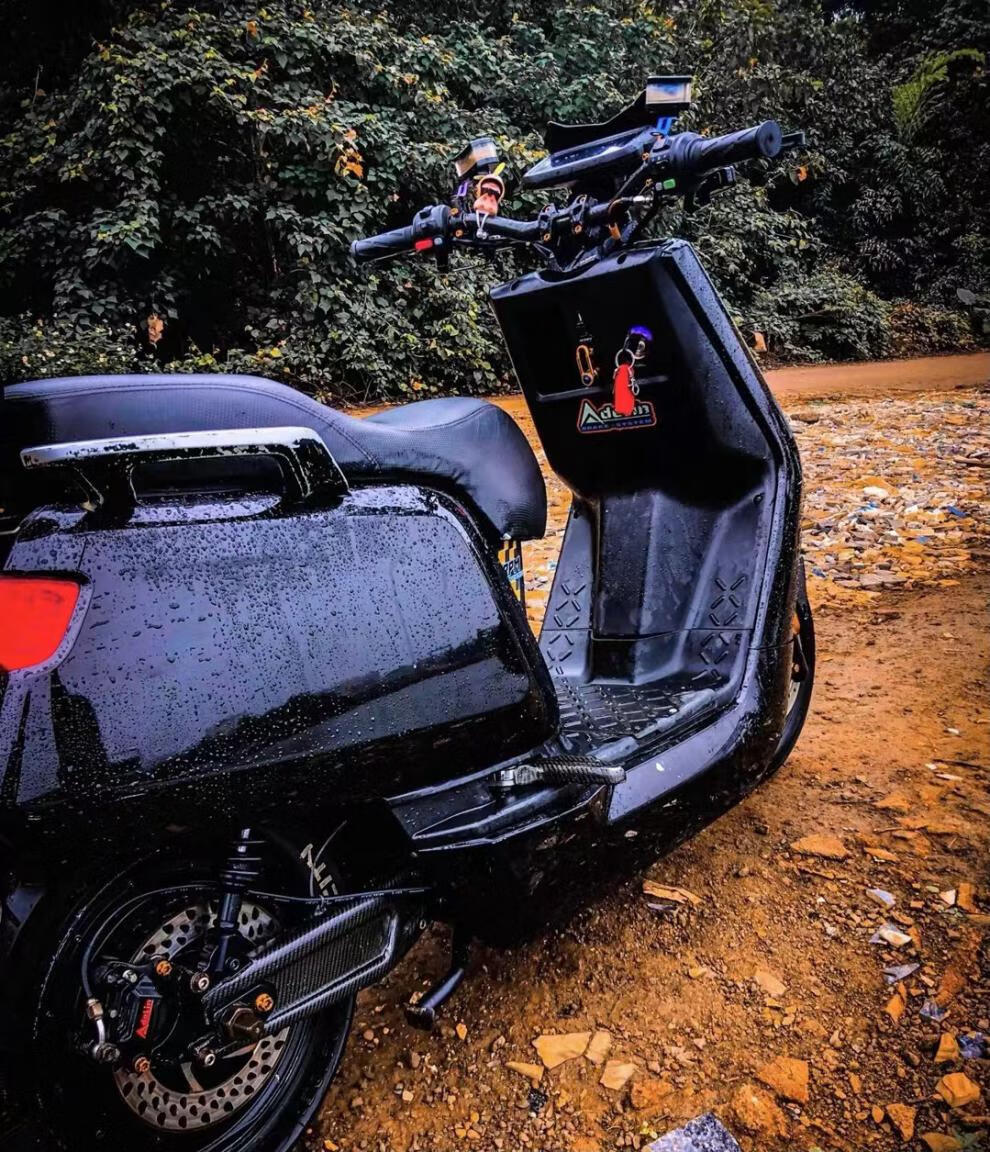 小牛电动车n1/n1s nqi全套纯色水泥灰拉花车壳改装烤漆定制外壳 天蓝