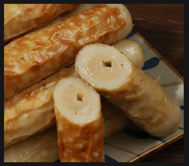 日式竹轮卷30串关东煮食材便利店同款烧一番麻辣烫冷锅串速食丸子 30