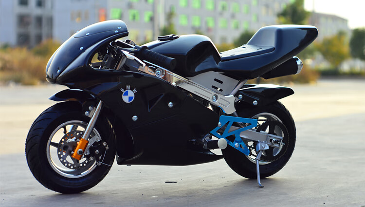 儿童烧油摩托车燃油机车21款迷你小型汽油2冲程49cc大马力小跑车 2