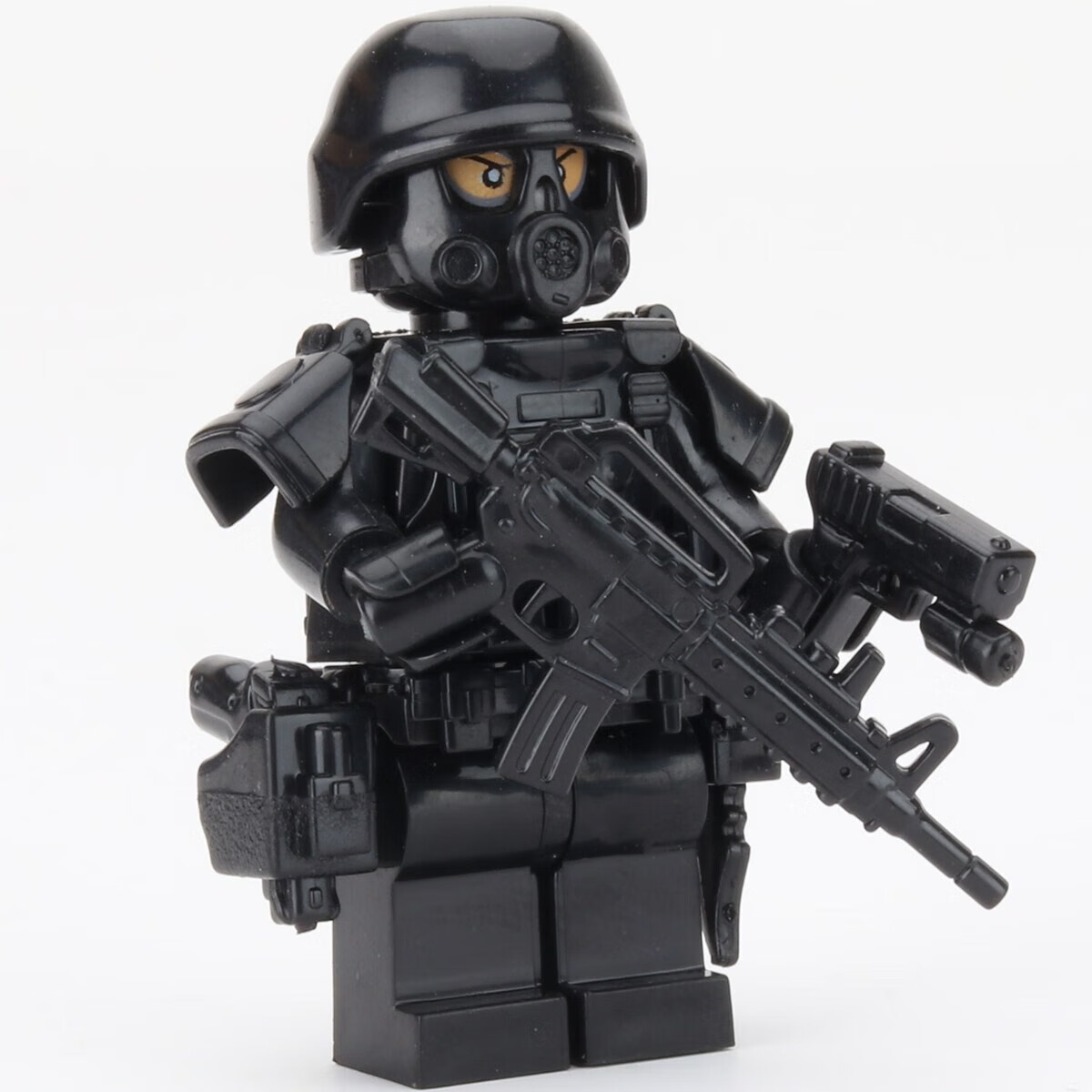 乐高(lego)moc军事特种兵城市特警人仔同款系列积木枪拼装香港警察