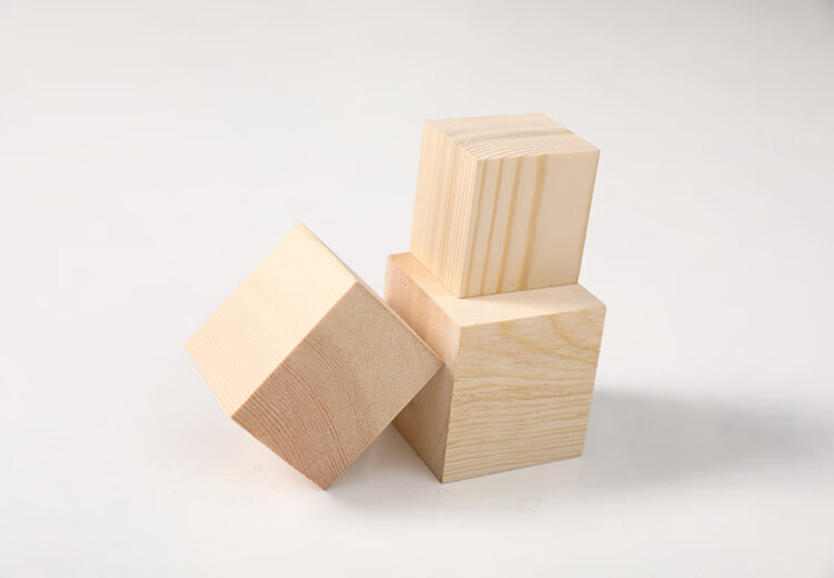 小木块松手工diy手帐制作材料木条垫高木板651cm10个价格