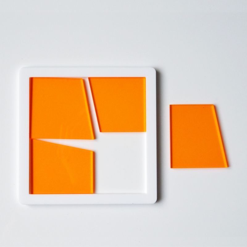 定制pazzlejigsawpuzzle29块十级玲珑透明双面拼图烧脑超高难度异型