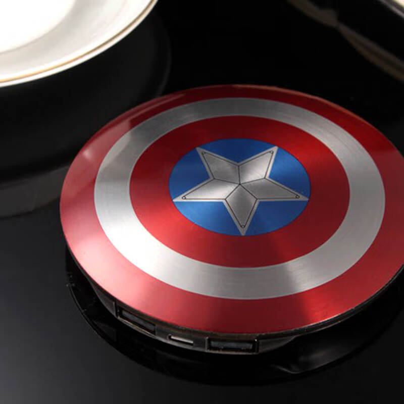 美国队长盾牌充电b钢铁侠能量反应堆复仇者联盟创意礼物 钢铁侠能量堆