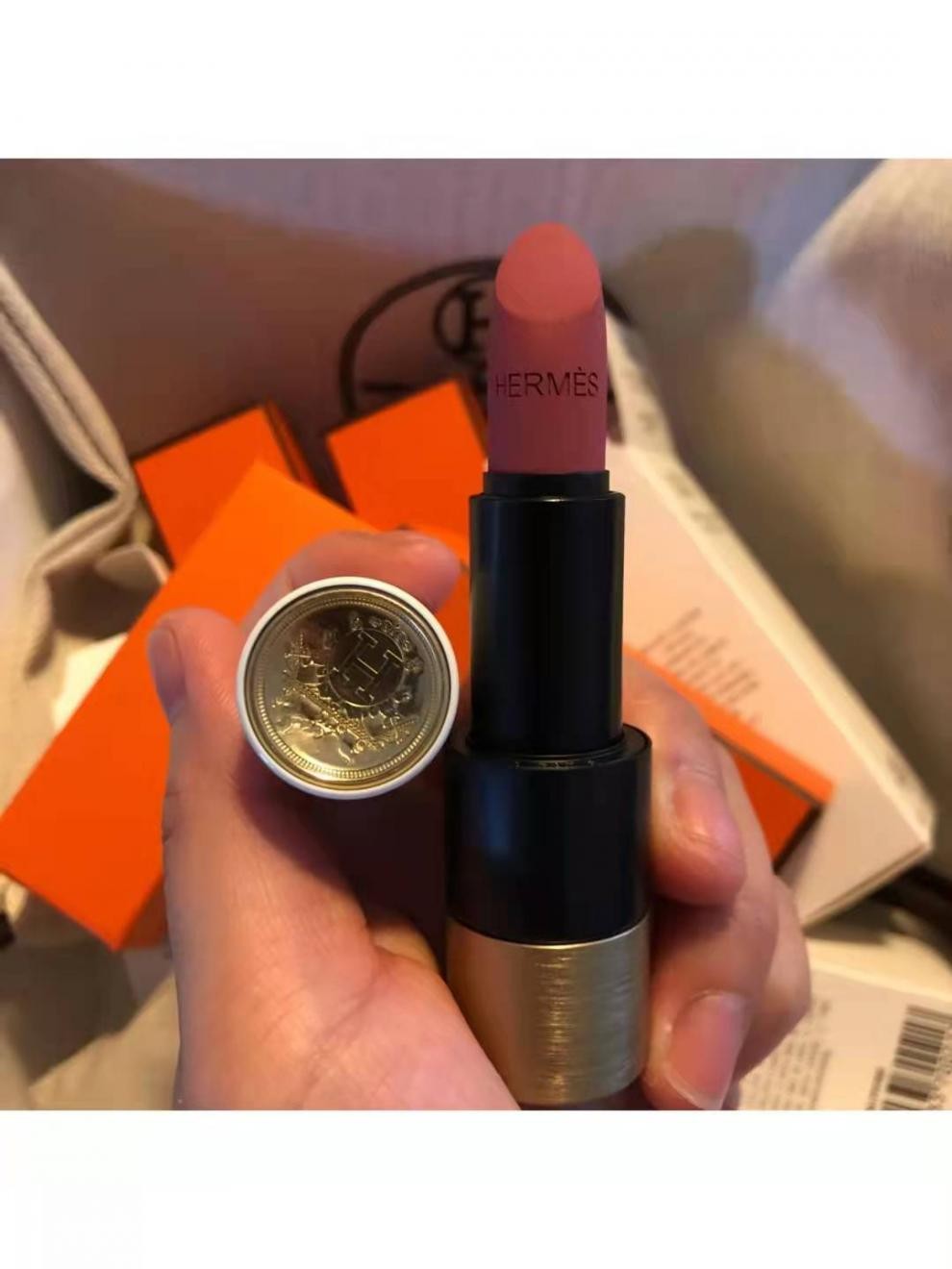 【官方直销】【520情人节】hermes爱马仕口红21号缎光滋润保湿851875