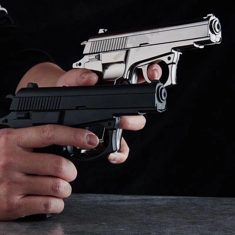 合金合金枪型m9网红同款玩具全金属战友男友摆件不可发射13伯莱塔608