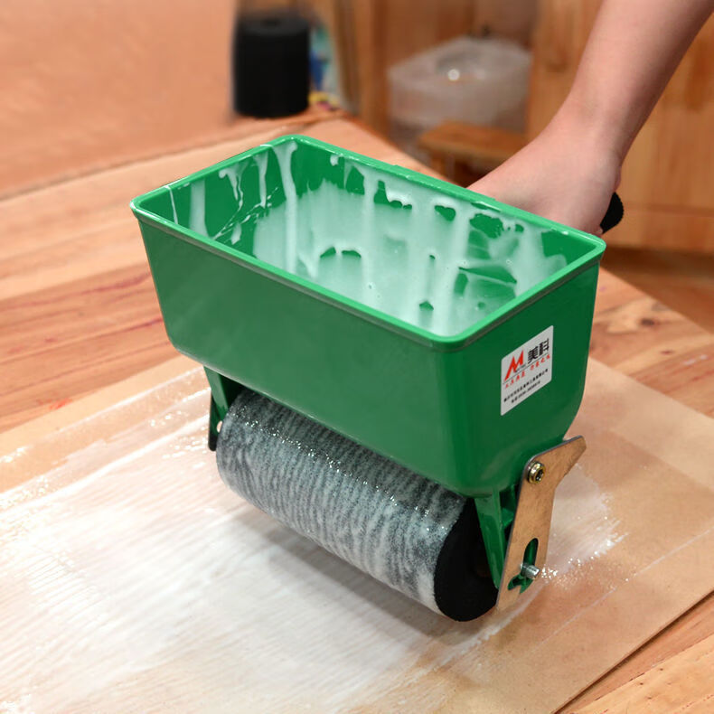 手动涂胶机小型纸箱滚胶机刷胶机滚筒刷涂胶器胶水滚胶器涂胶神器 3寸