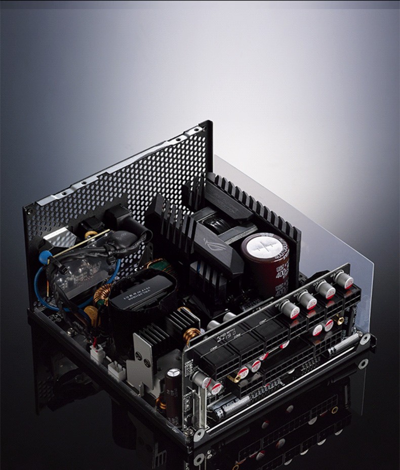 asus/华硕 rog strix 雷鹰750w 全模组金牌台式电脑主机电竞游戏电源