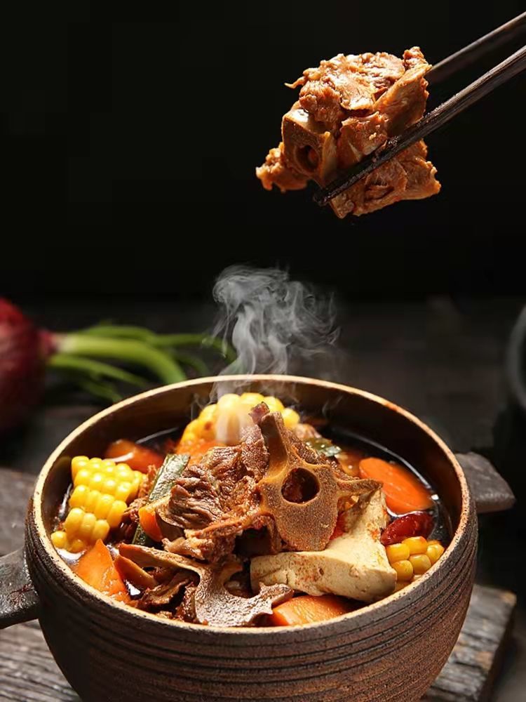 悦君心内蒙古牛蝎子5斤新鲜牛脊骨多肉现杀牛蝎肉多火锅牛脊背批发牛