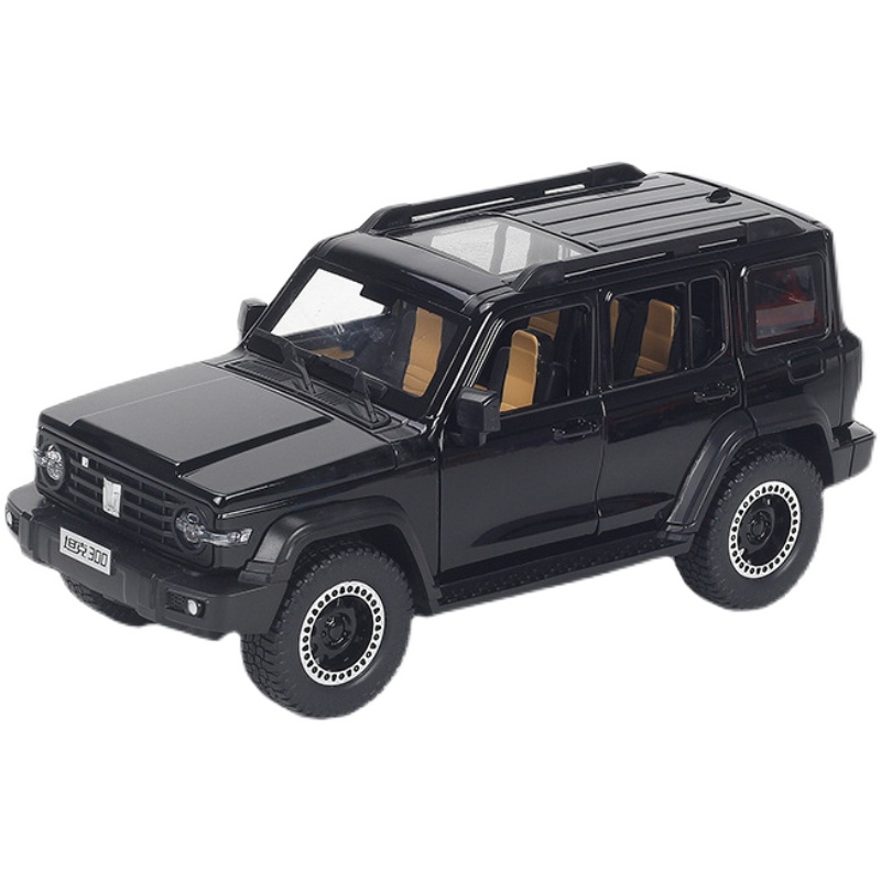 【618活动】1:24坦克300车模长城仿真合金越野车汽车模型声光儿童玩具