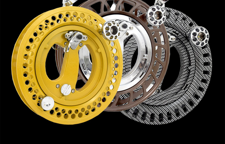 万和铝合金风筝轮金刹车防倒转风筝线轮带夜灯大轴承握轮家用 半合金