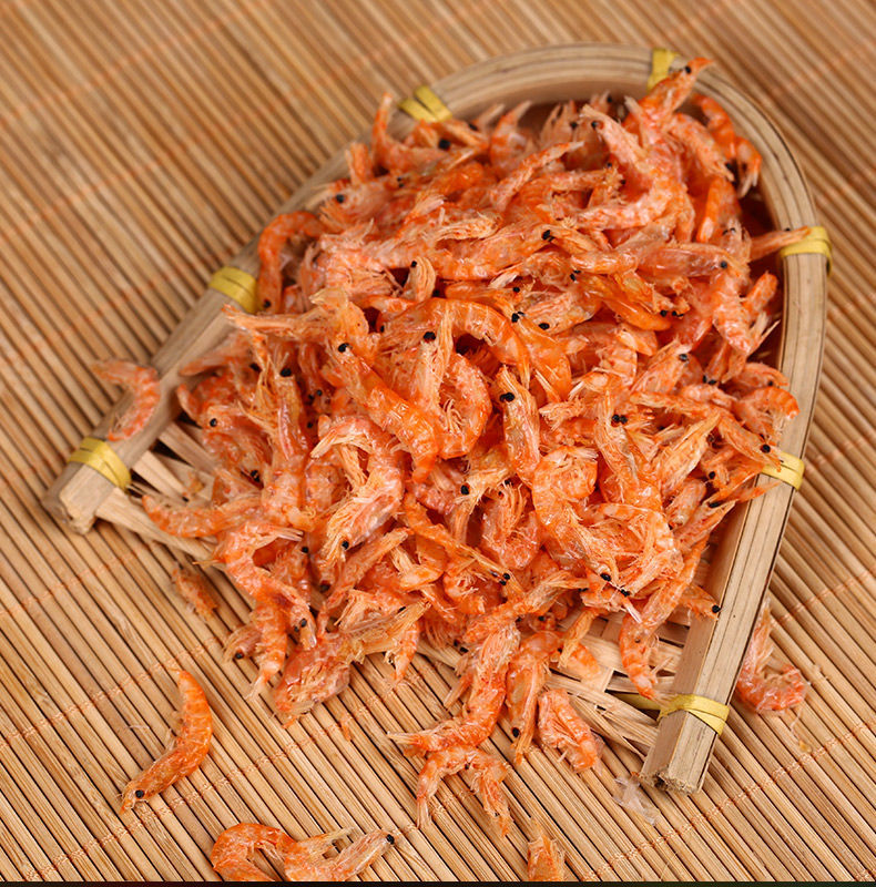 磷虾干即食温州特产烤虾干麟虾皮虾仁海米海鲜干货零食