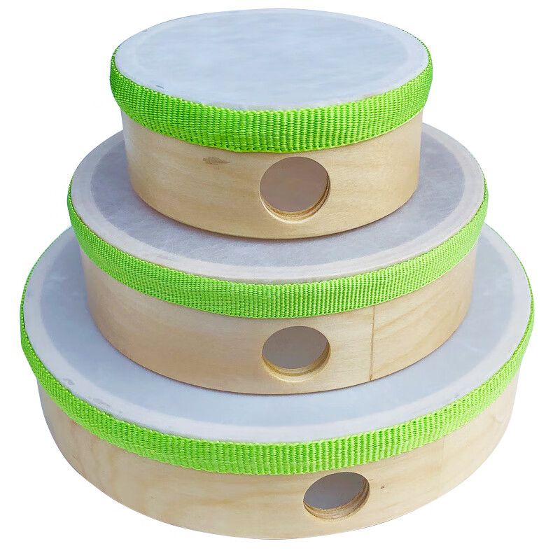 奥尔夫天地皮革类乐器 仿羊皮手鼓 多种规格 儿童打击乐器玩具 手拍鼓