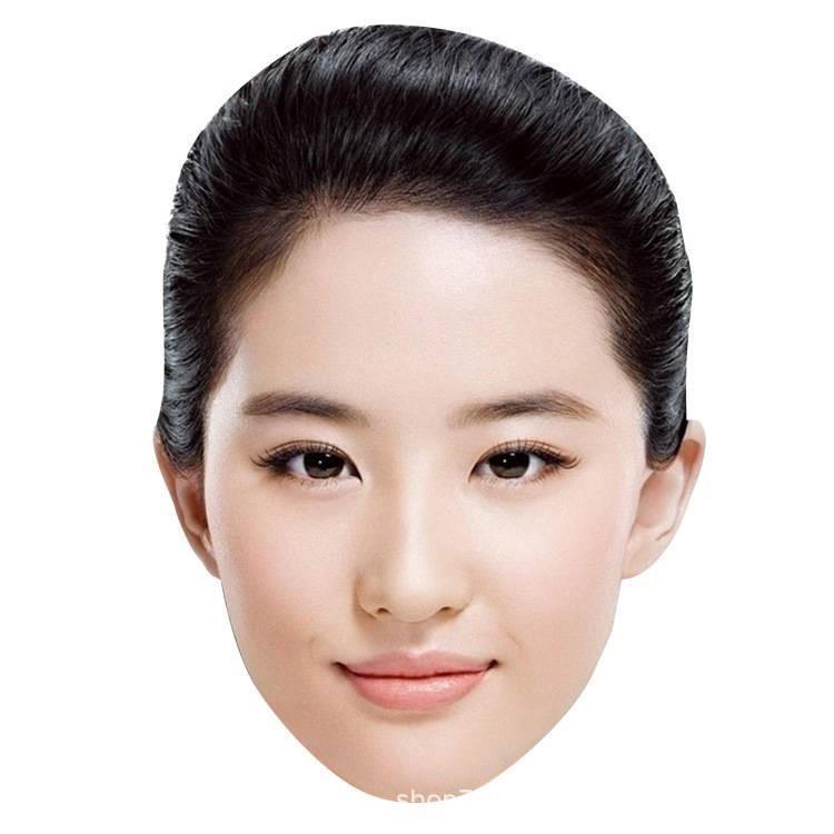 人皮面仿真易容仿真人换脸皮面具面皮人脸头套女假脸纸质道具结婚道具
