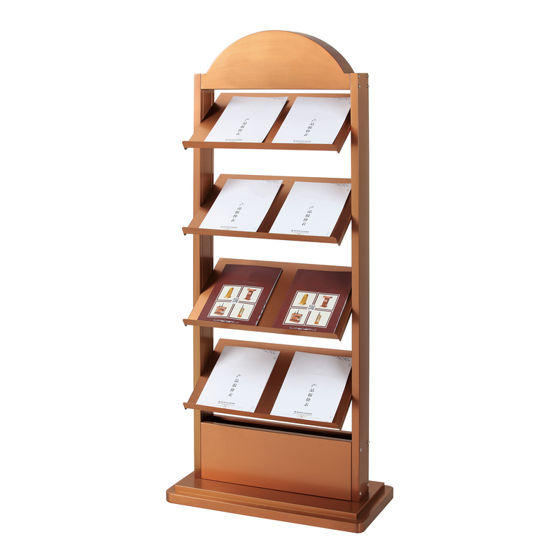 报刊架杂志架书架绘本架资料架宣传册展示架子置物展架书刊架简易报纸