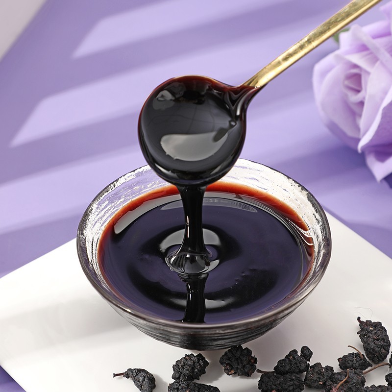 北京同仁堂桑葚膏蜂蜜荞蜡滋补品苦醋泡水泡茶阿胶古法膏方养生桑椹膏