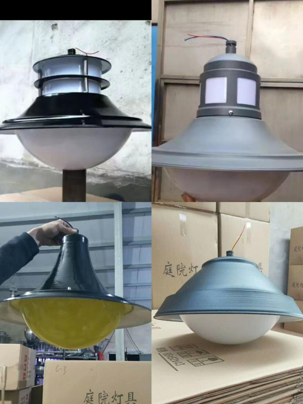 双头欧式庭院灯吊灯罩户外3米小区路灯防水草坪高杆景观路灯灯罩可定