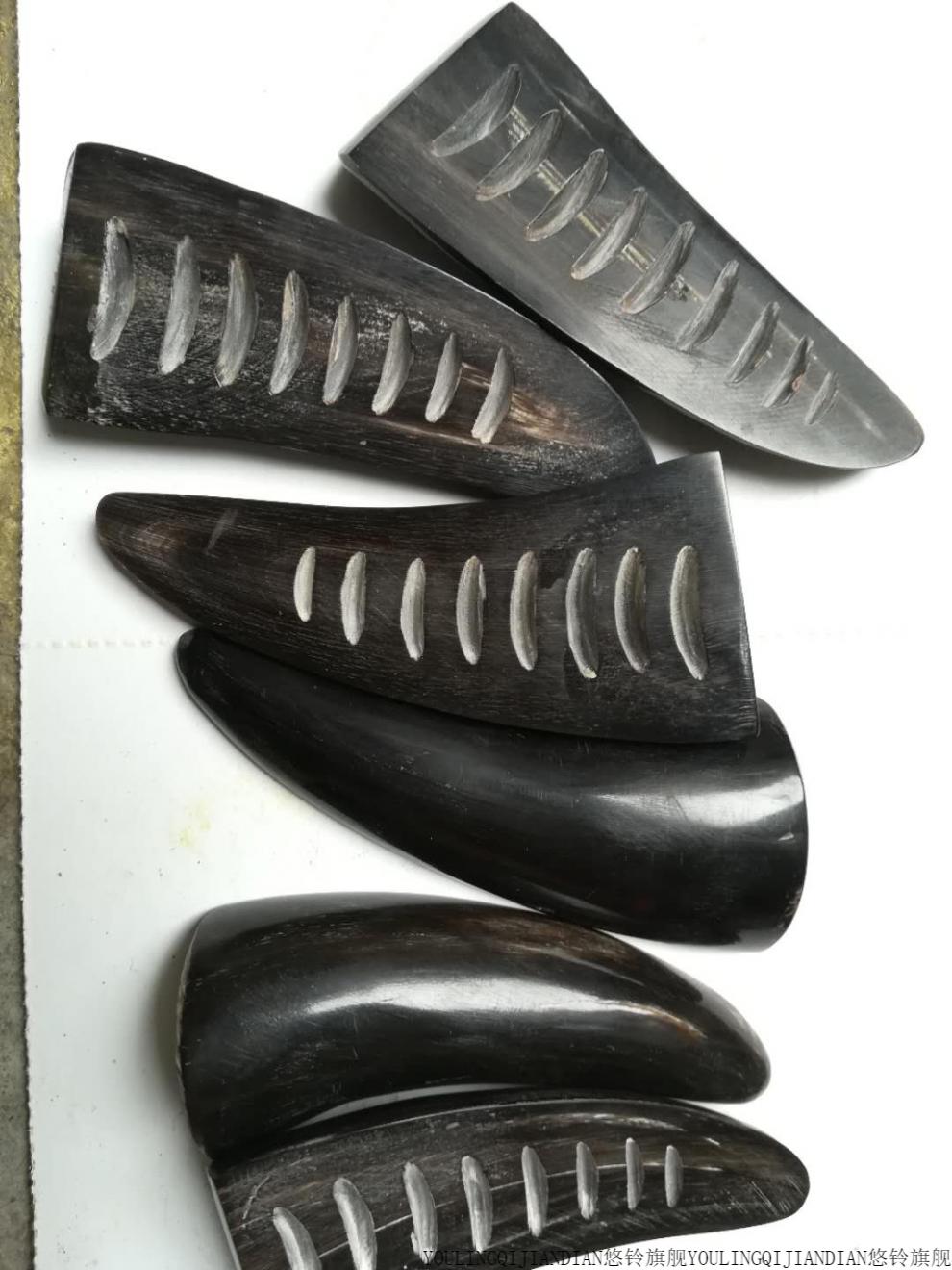 youqiantu牛角杯 天然纯手工天然牛角圣杯卦 九宫八卦道教掷圣杯 日月