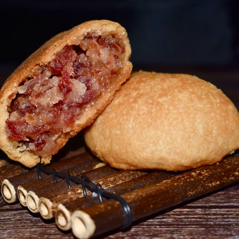 80克云腿月饼云南特产正宗月饼散装云腿小饼肉馅月饼批发 20年老厂只