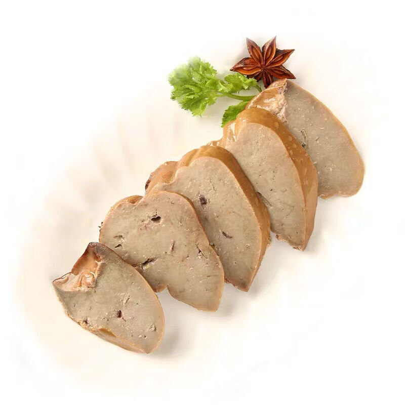 广东 潮汕特色潮菜潮州特产卤味汕头澄海狮头鹅卤鹅粉肝 鹅肝 大粉肝