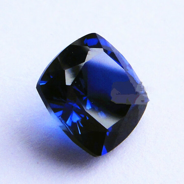 s正方形状蓝宝石坦桑石粉融裸石可做项链手链吊坠戒指未镶嵌77mm正方