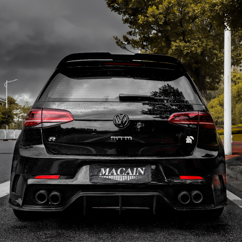 5/8代车身德系mtm尾标rline改装件性能后标装饰贴定制 mtm标【亮黑】