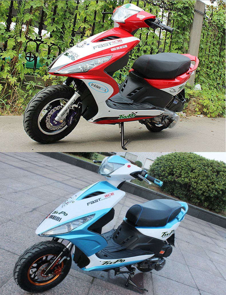 鬼火一代踏板车125cc摩托车鬼火踏板车125摩托车燃油踏板助力125踏板